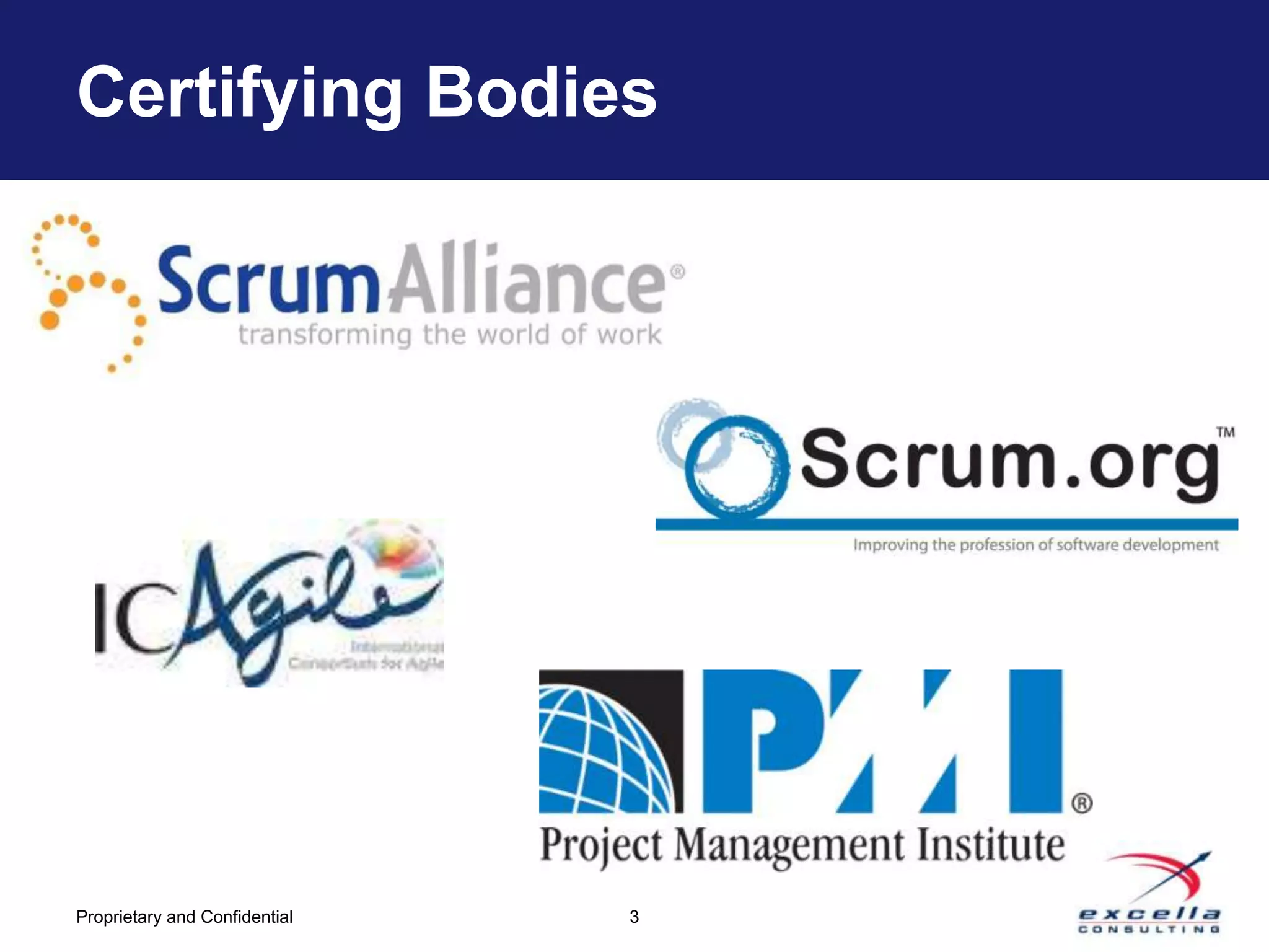 Certifying Bodies




Proprietary and Confidential   3
 