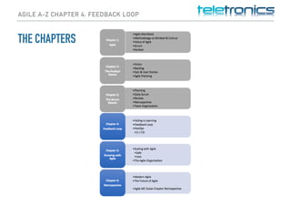 AGILE A-Z CHAPTER 4: FEEDBACK LOOP
THE CHAPTERS
 