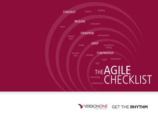 VersionOne Agile Checklist