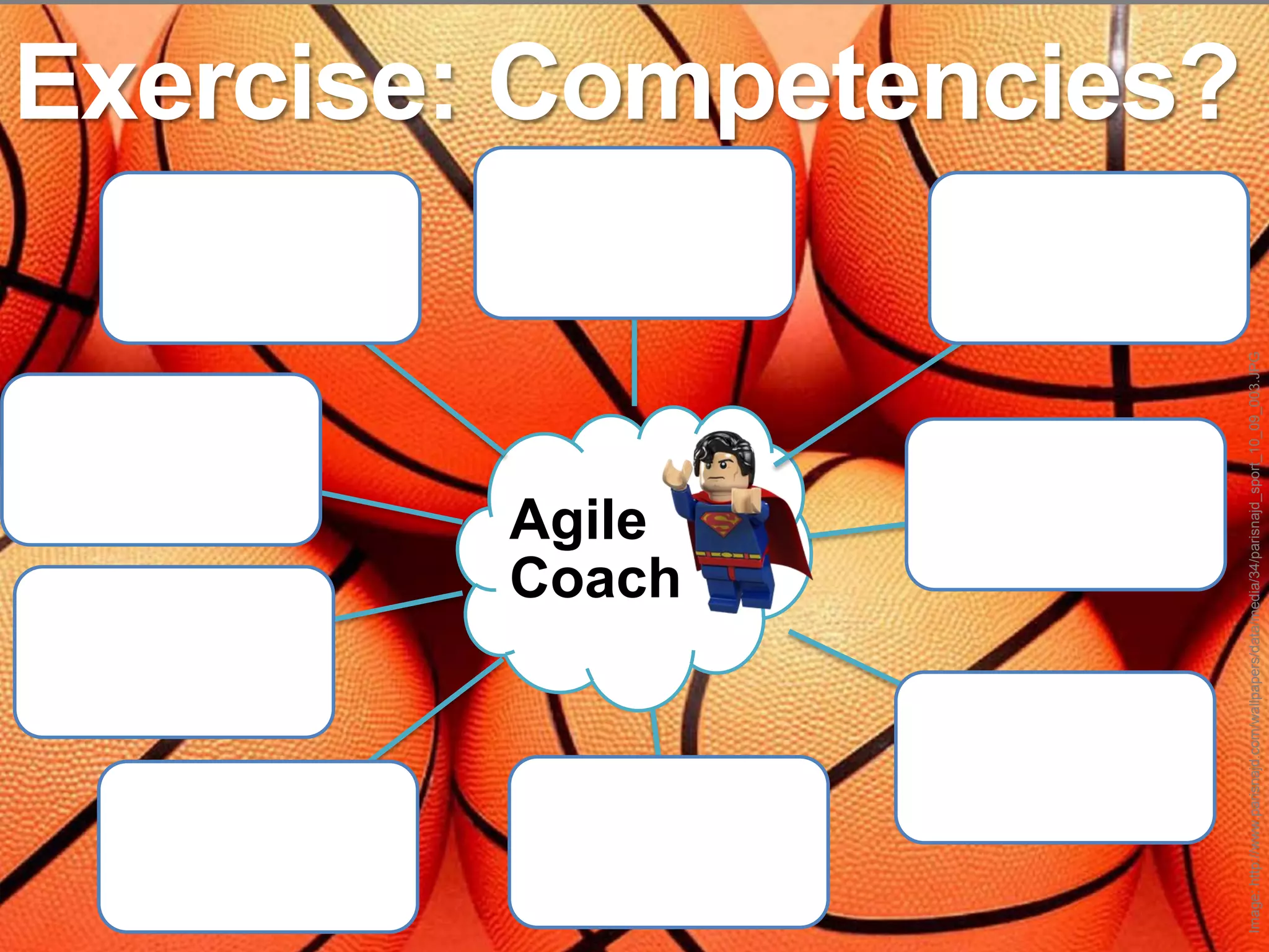Agile
                                               Coach
                                                                                         Exercise: Competencies?




Image: http://www.parisnajd.com/wallpapers/data/media/34/parisnajd_sport_10_09_003.JPG
 