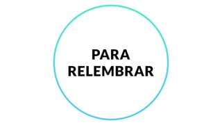 PARA
RELEMBRAR
 