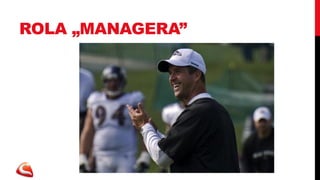 ROLA „MANAGERA”
 
