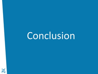 Ambition 2015 - 2017
Conclusion
 