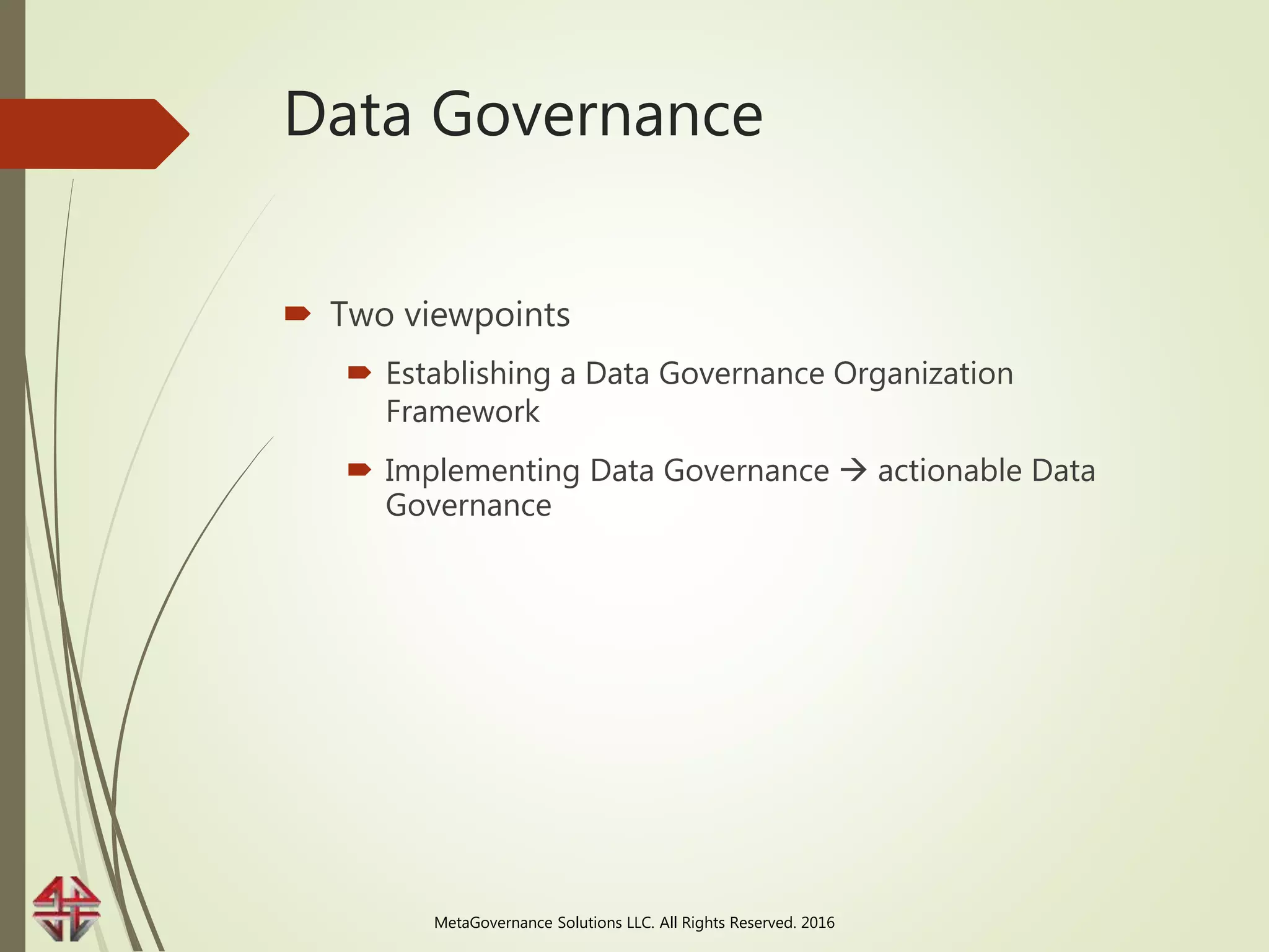 Agile Data Governance Tutorial Pptx Agile Data Governance Tutorial Pptx