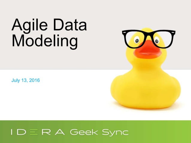 Geek Sync I Agile Data Management vs. Agile Data Modeling | PPT