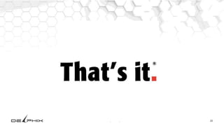 20© 2016 Delphix Corporation
 