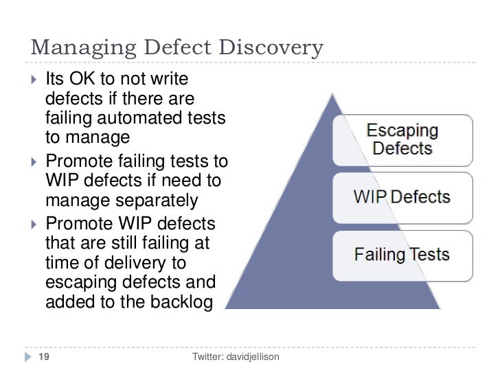 StarWest 2012 Agile Defect Management Focus On Prevention