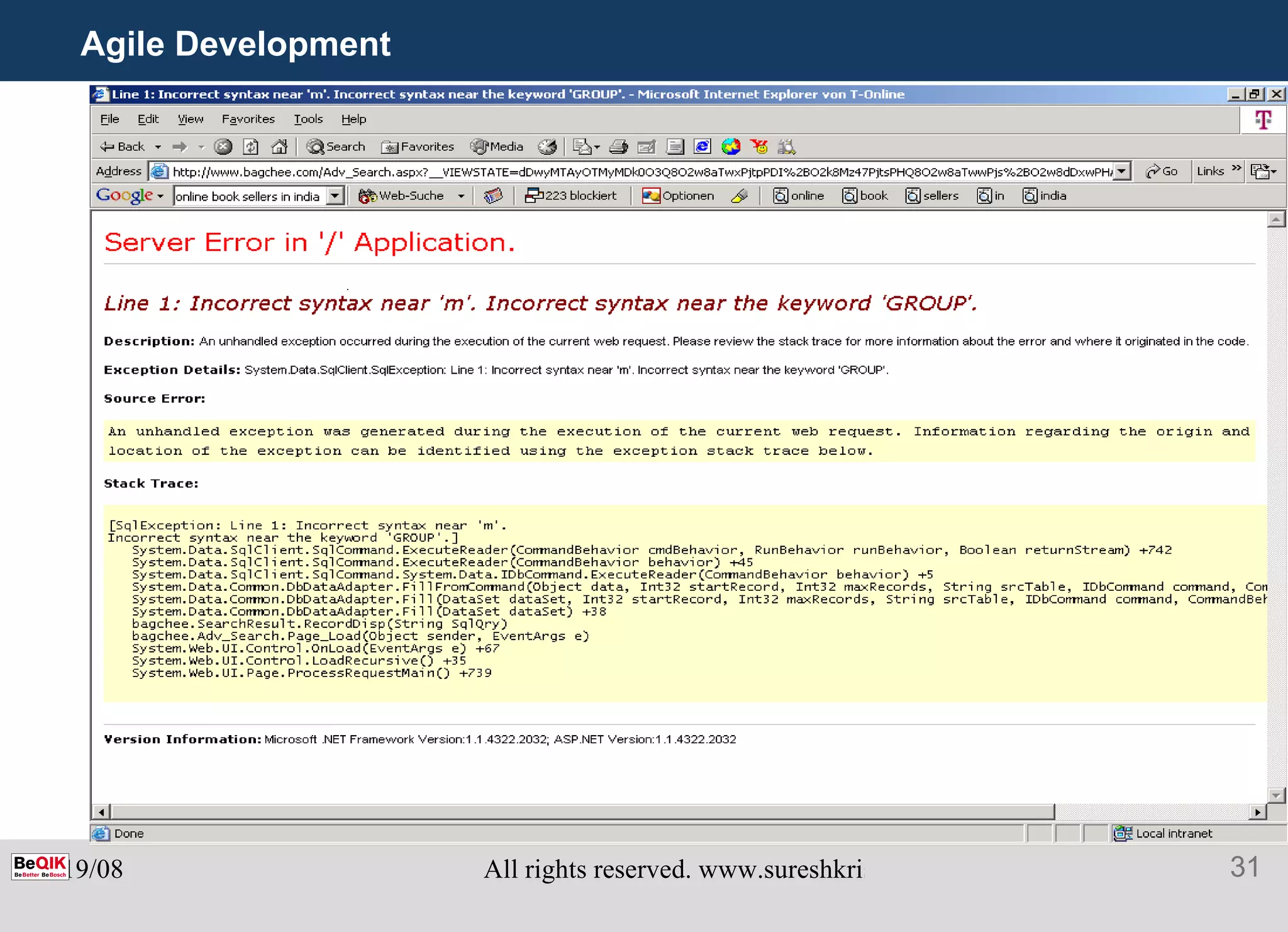 Agile Development 
