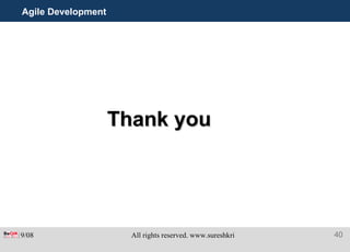 Agile Development Thank you 