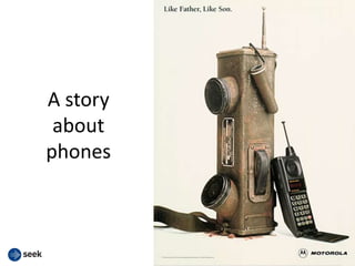 A story
about
phones
 