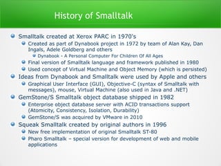 Agile Development with Smalltalk - Long | PPT