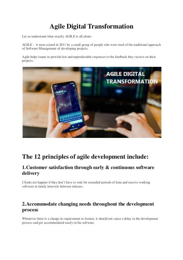 Agile digital transformation | PDF