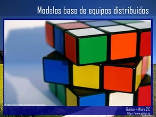 Gailen – Work 2.0 http://www.gailen.es Modelos base de equipos distribuidos © http://www.flickr.com/photos/toniblay/ 