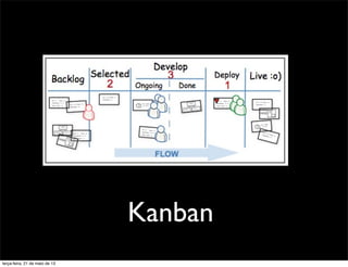 Kanban
terça-feira, 21 de maio de 13
 