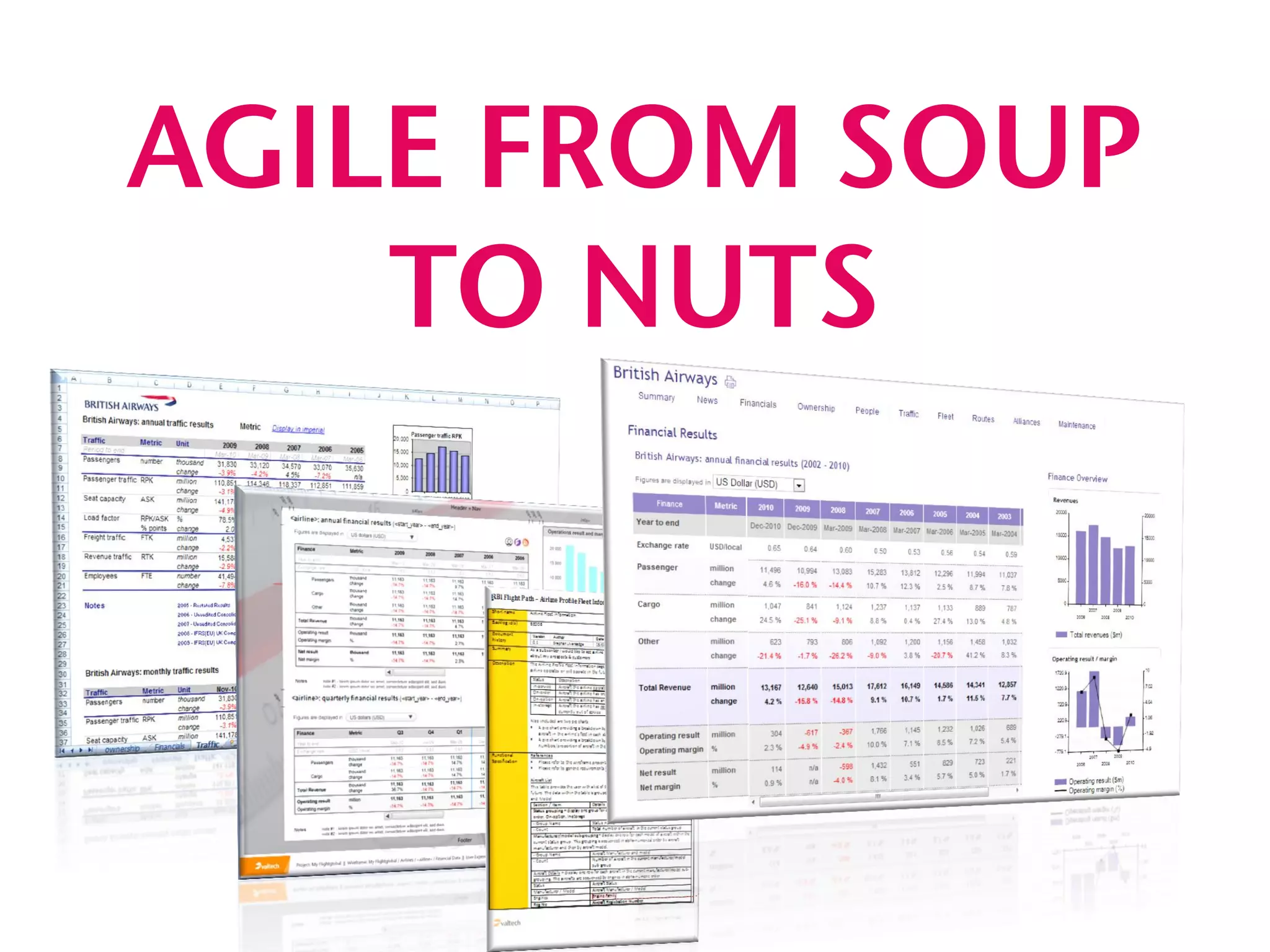 AGILE FROM SOUP
    TO NUTS
 