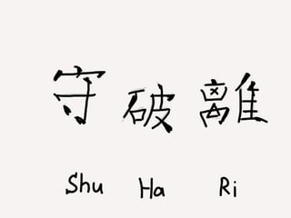 Shu-Ha-Ri
 