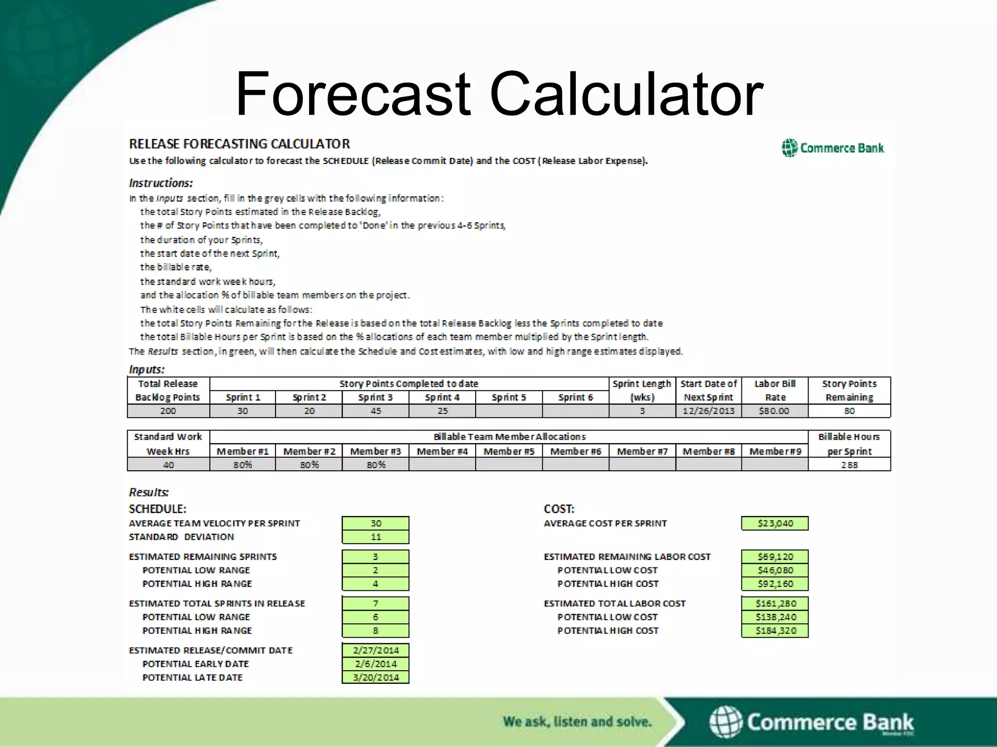 Forecast Calculator

 