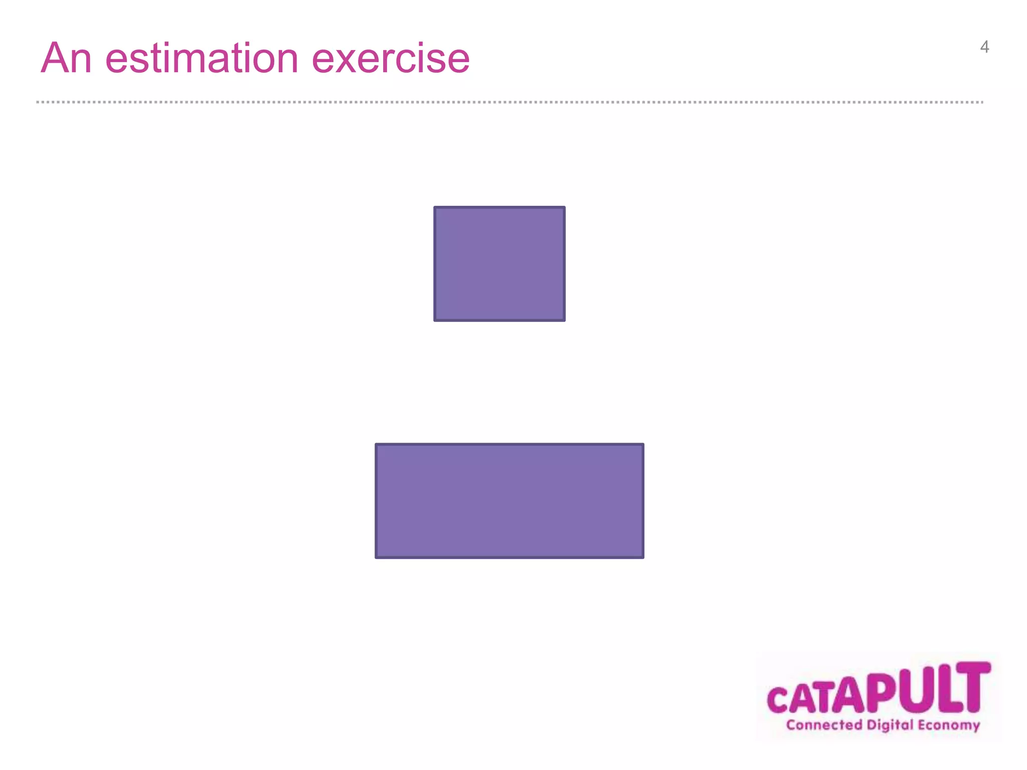 An estimation exercise 4 
 