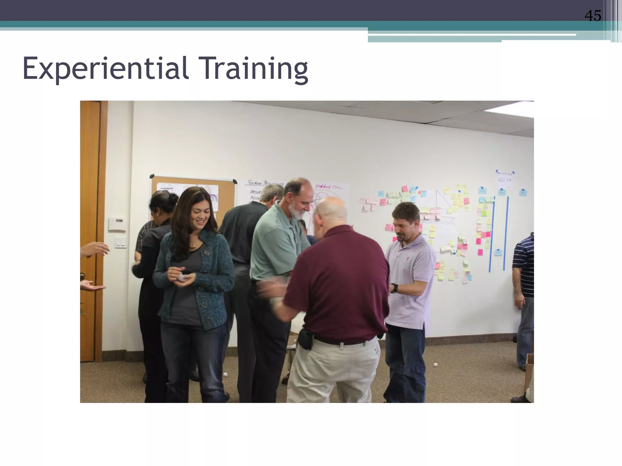 45


Experiential Training
 
