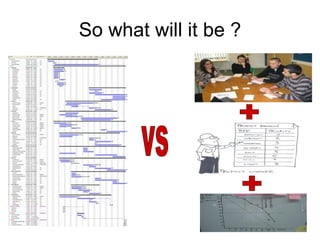 So what will it be ? vs + + 