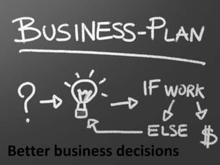 Better business decisions