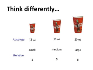 Think differently…