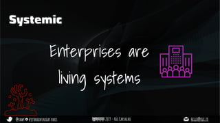 @rhwy #jetbrainsnight paris 2019 - Rui Carvalho hello@rui.fr
Systemic
Enterprises are
living systems
 