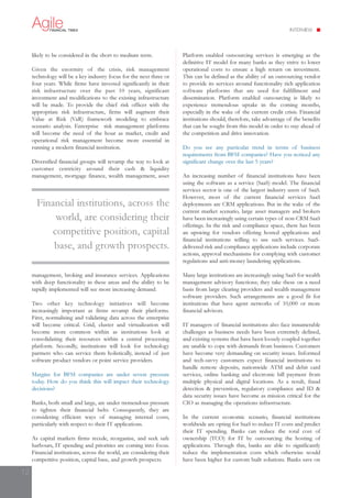 Agile Financial Times Apr09