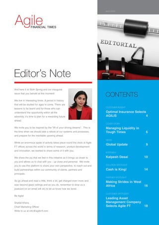 Agile Financial Times Apr09