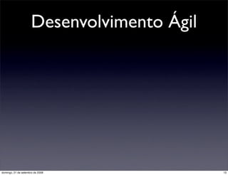 Comparação entre Frameworks Web Ágeis