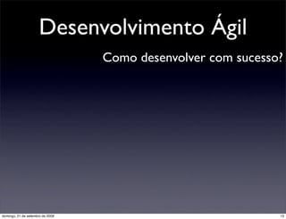 Comparação entre Frameworks Web Ágeis