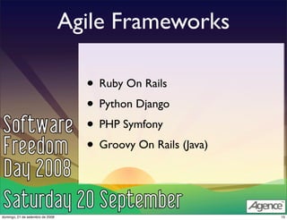 Comparação entre Frameworks Web Ágeis