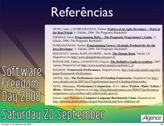 Comparação entre Frameworks Web Ágeis