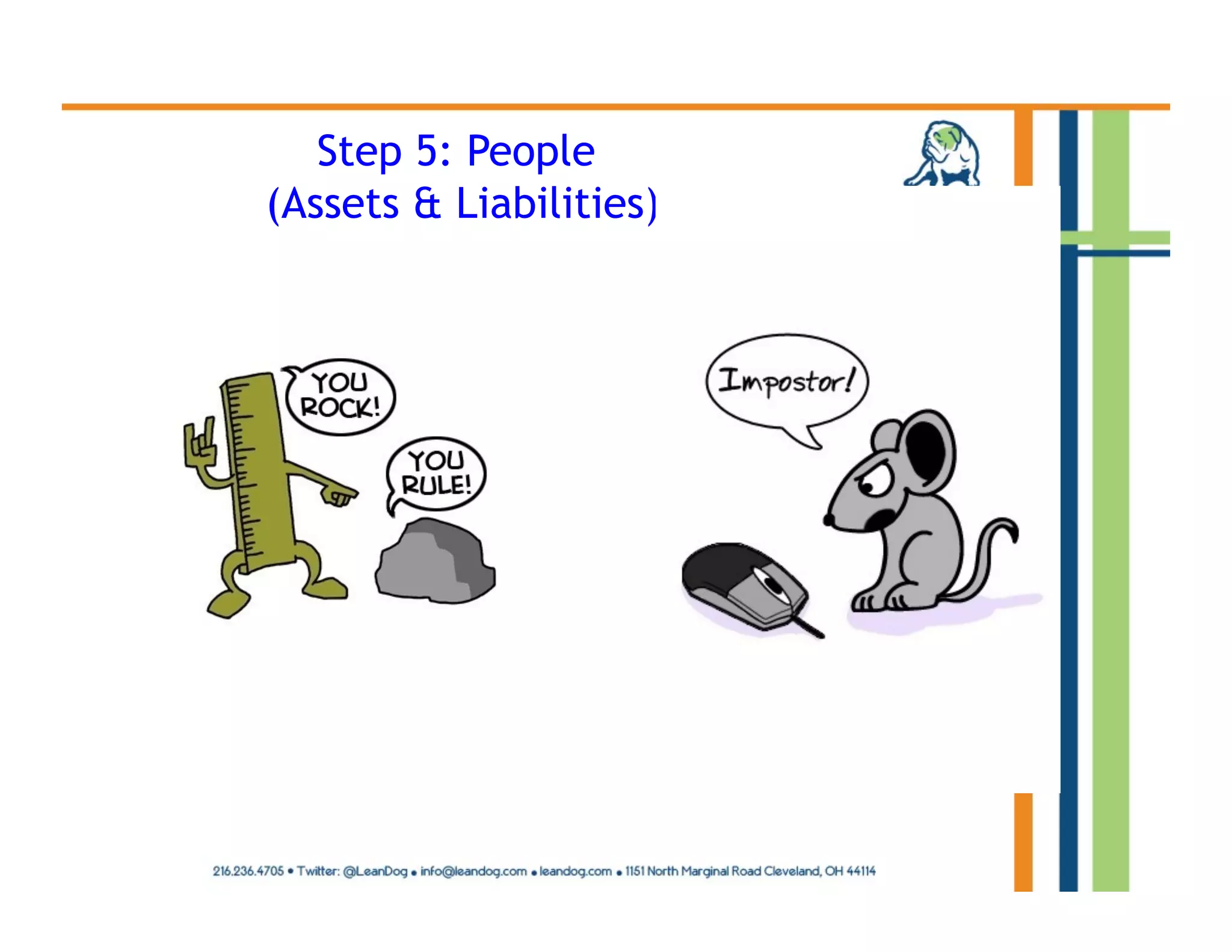 Step 5: People
(Assets & Liabilities)
 