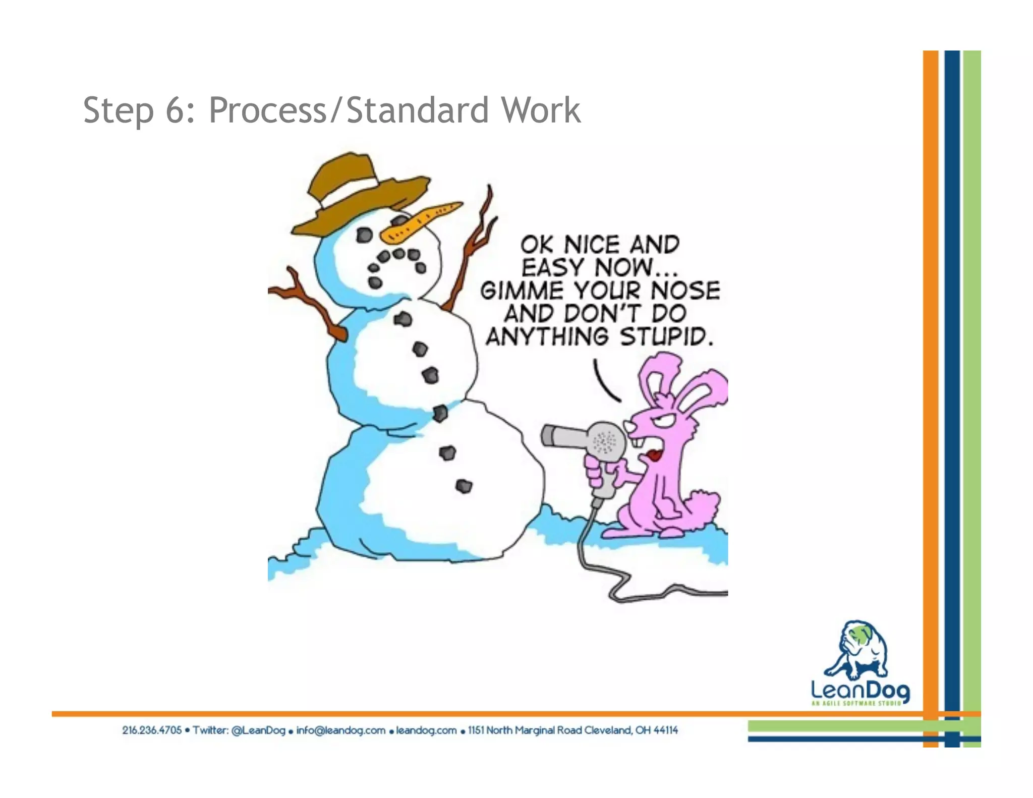 Step 6: Process/Standard Work
 