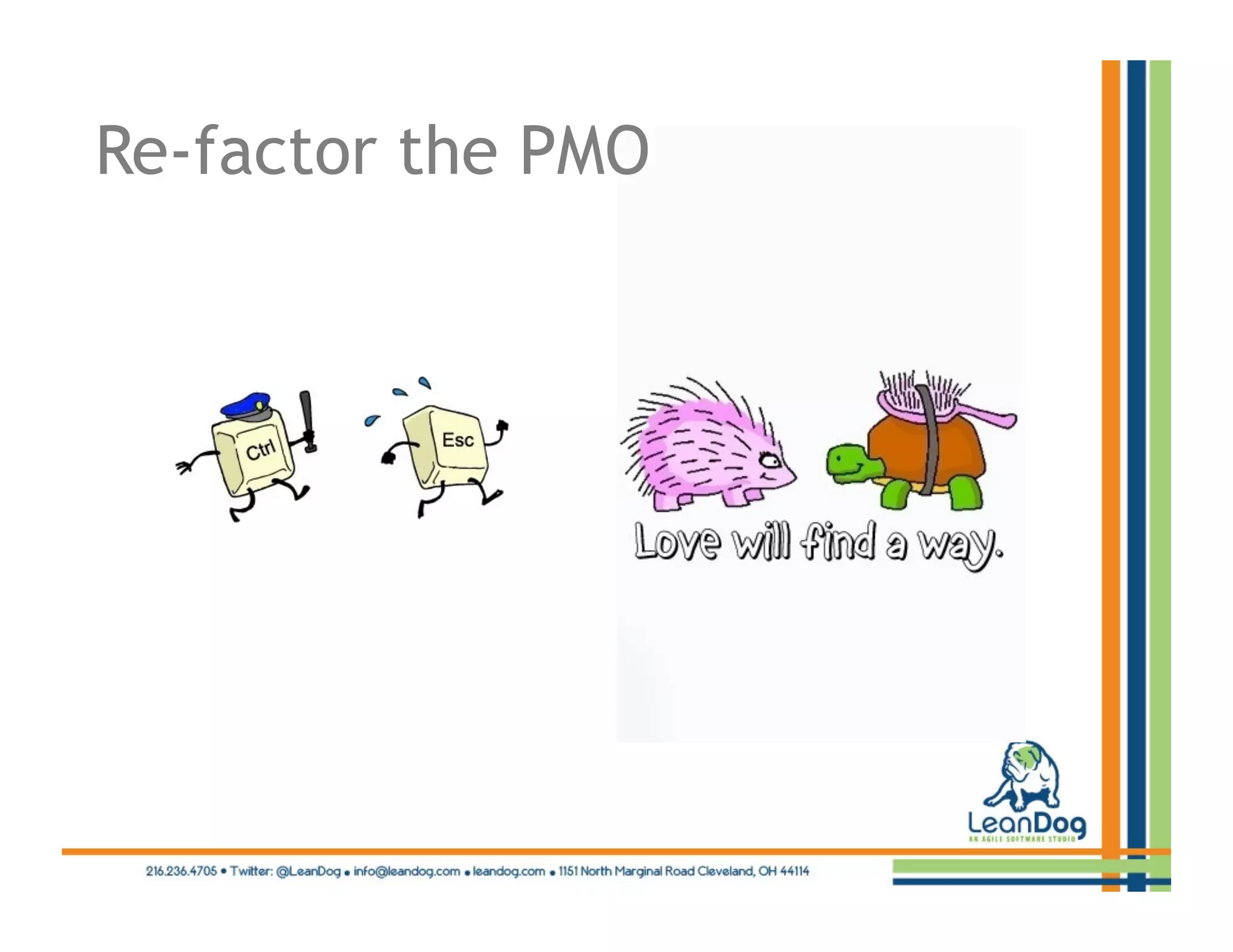Re-factor the PMO
 