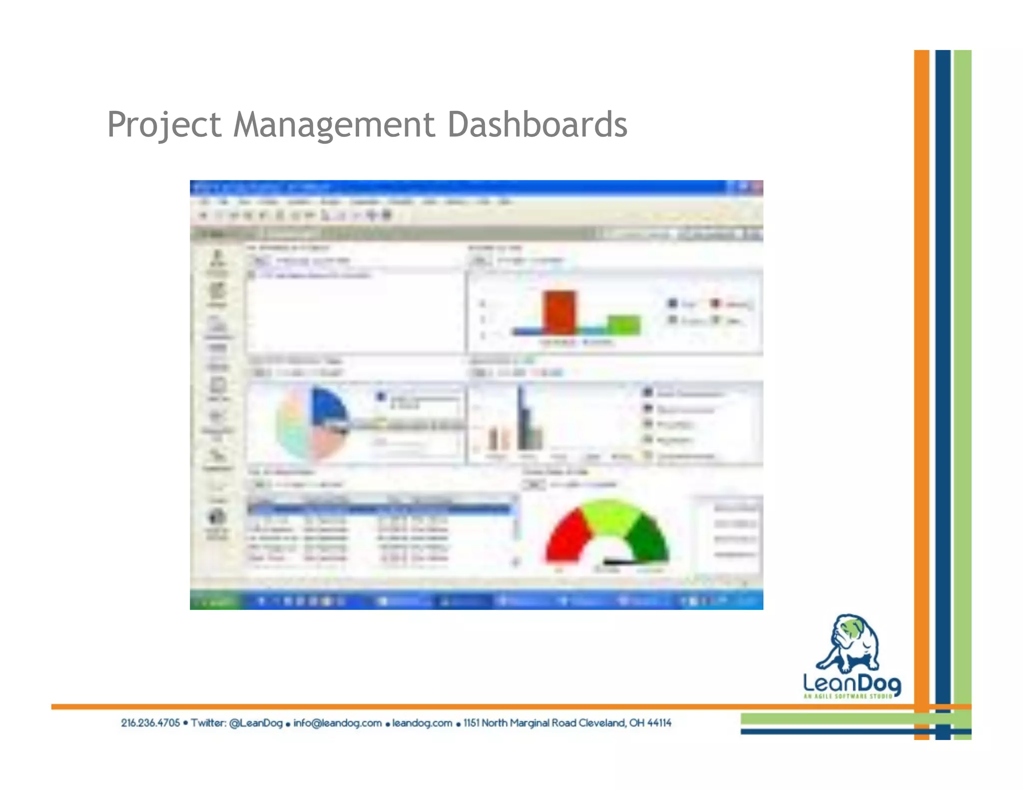 Project Management Dashboards
 