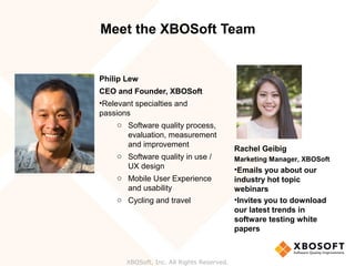 When Agile is a Quality Game Changer Webinar - Michael Mah, Philip Lew