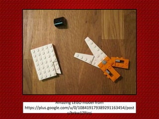 Amazing LEGO model from
https://plus.google.com/u/0/108419179389291163454/post
s/brkw1ZPjrzj
 