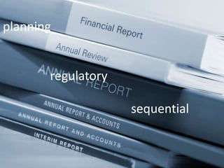 planning


       regulatory

                    sequential
 