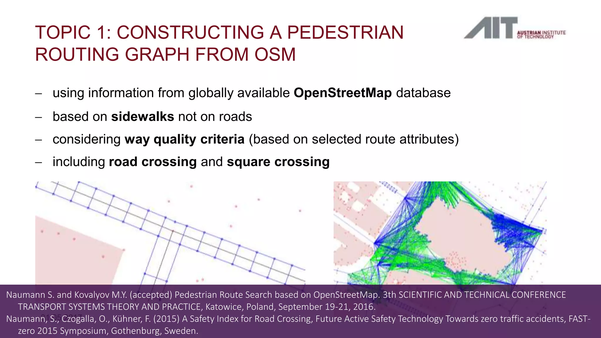 Landmark-based instructions for pedestrian navigation systems using OSM ...