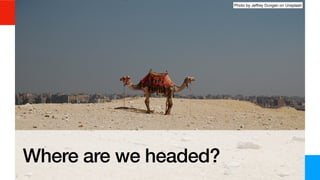 Where are we headed?
Photo by Je
ff
rey Dungen on Unsplash
 