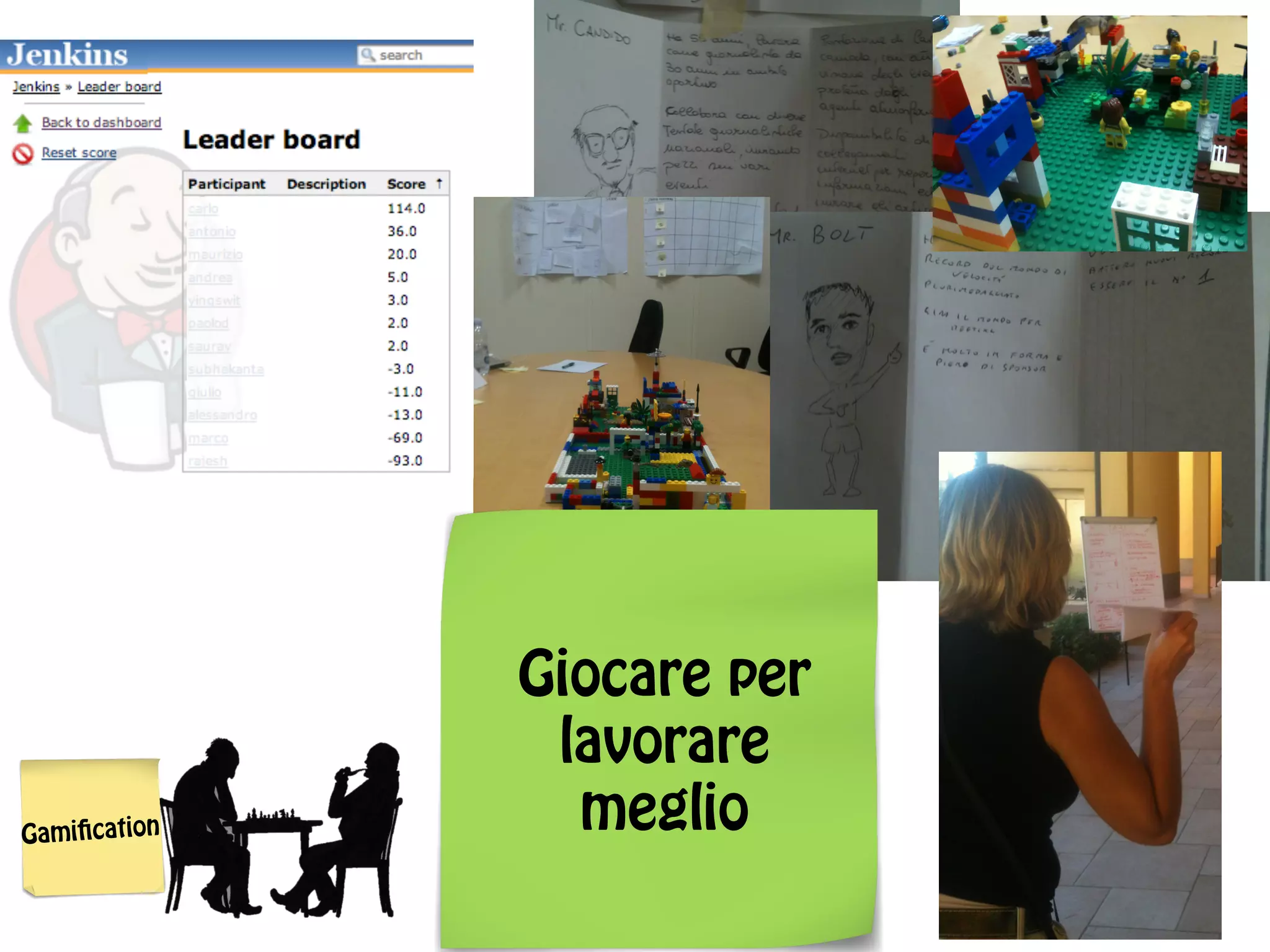 Gamification

Giocare per
lavorare
meglio

 