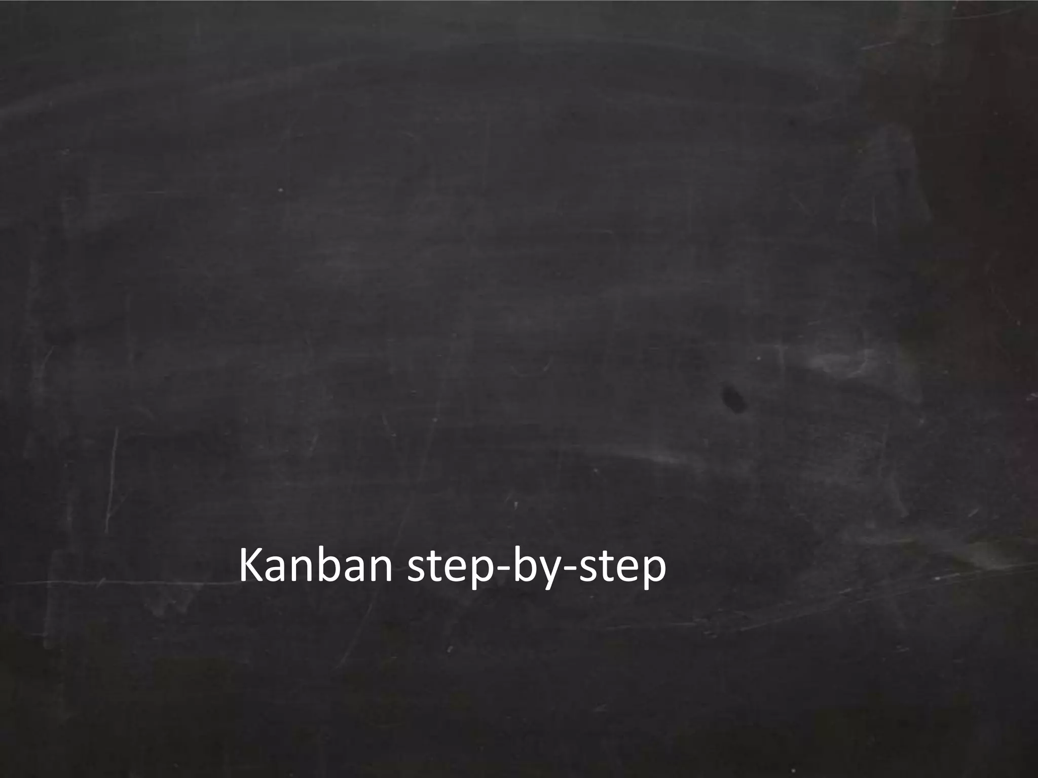 Kanban step-by-step

 