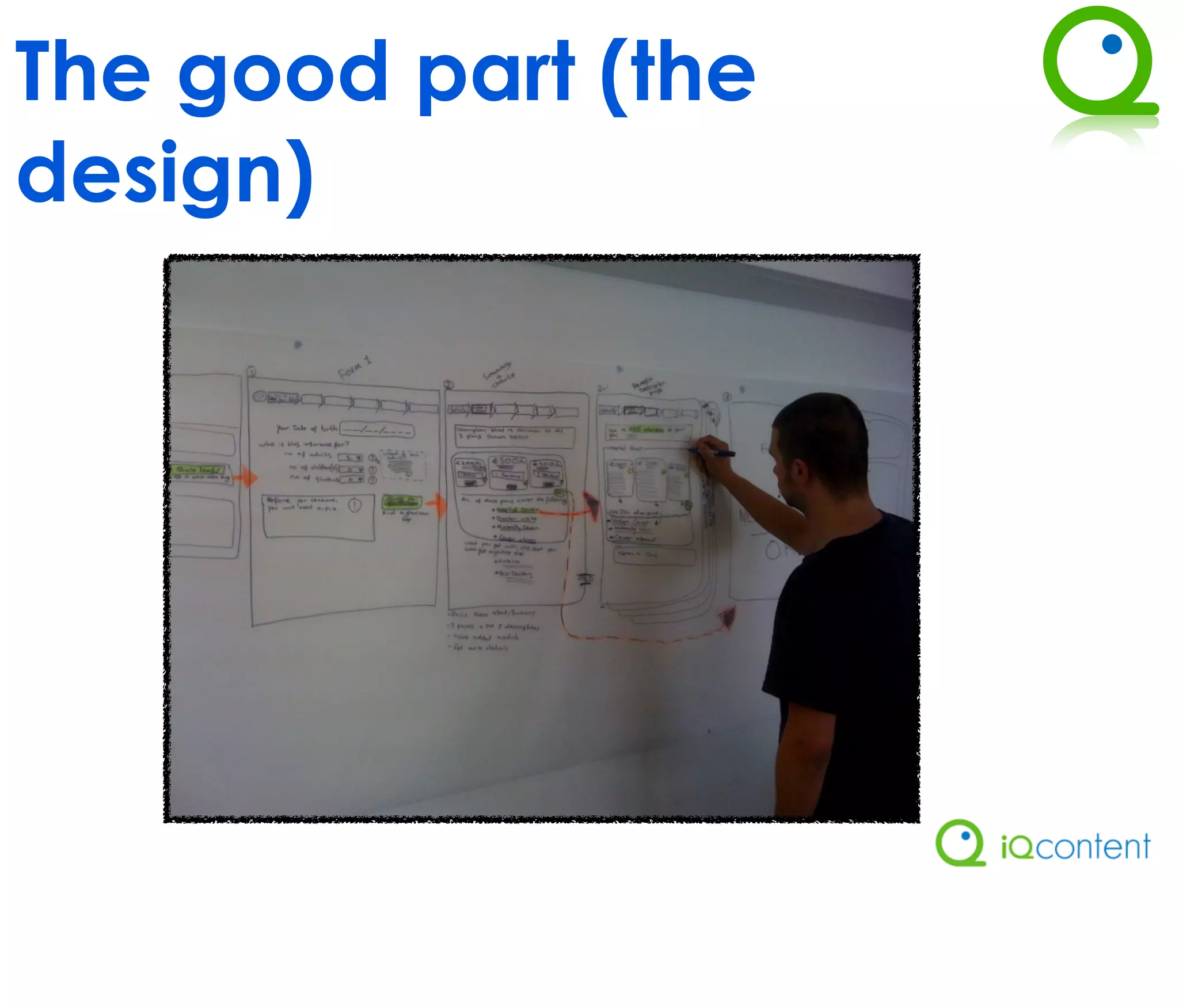 The good part (the
design)
 