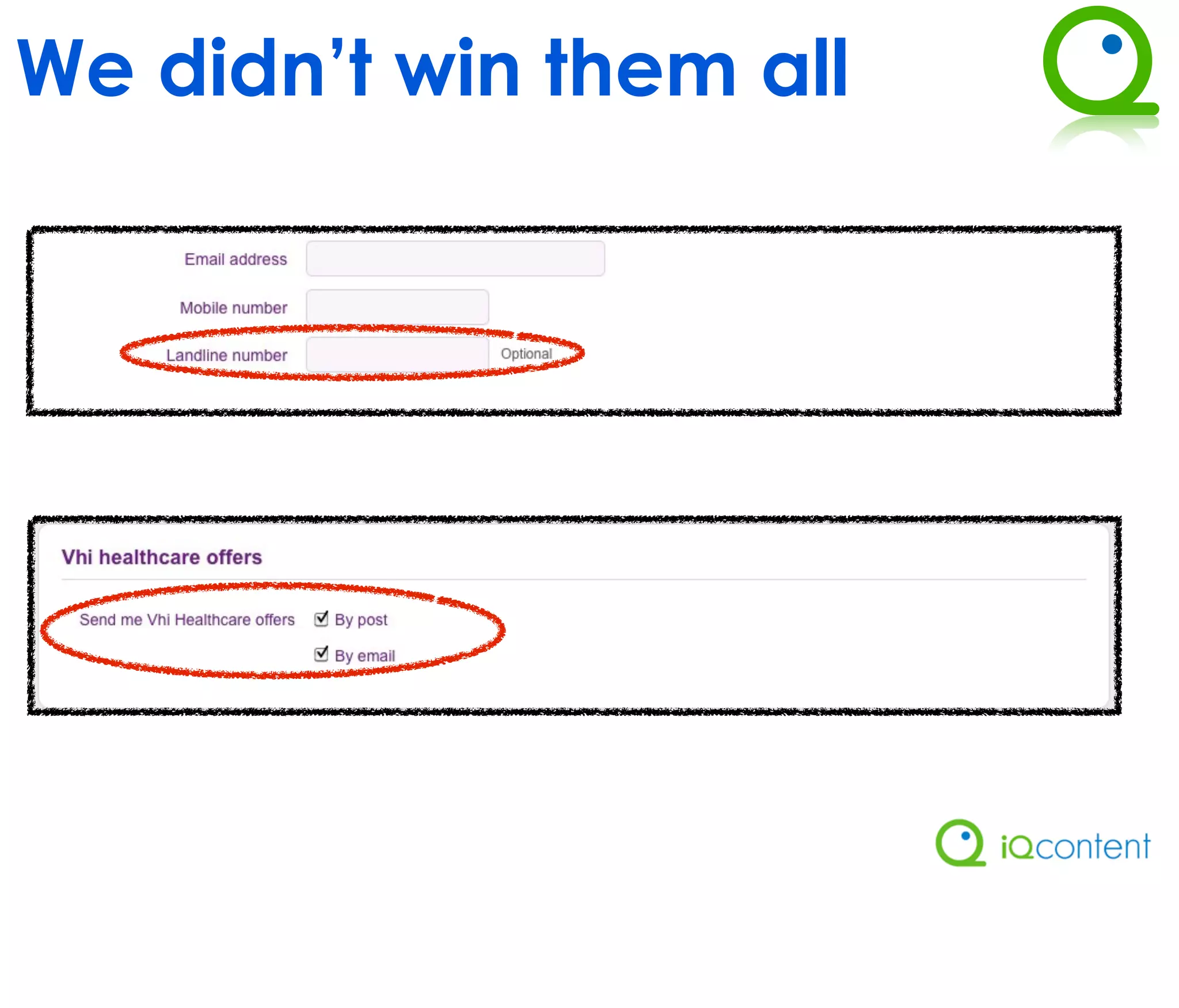 We didn’t win them all
 