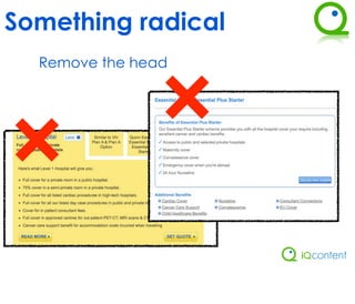 Something radical
  Remove the head
 