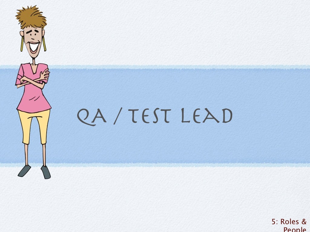 QA / Test Lead 5