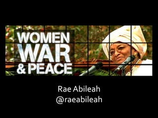 Rae Abileah
@raeabileah

 