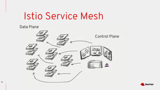 40
Istio Service Mesh
Data Plane
Control Plane
 